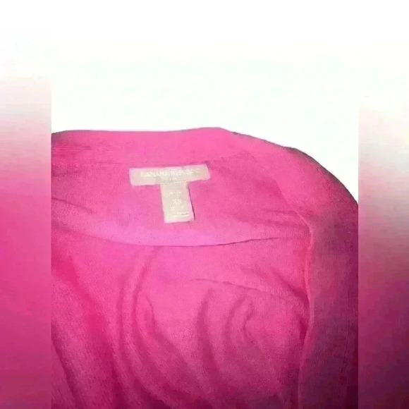 Banana Republic Solid Button Front Petite Cardigan Size XS PINK - Picture 7 of 9